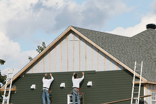 Professional Siding Repair technician working in Capron, IL